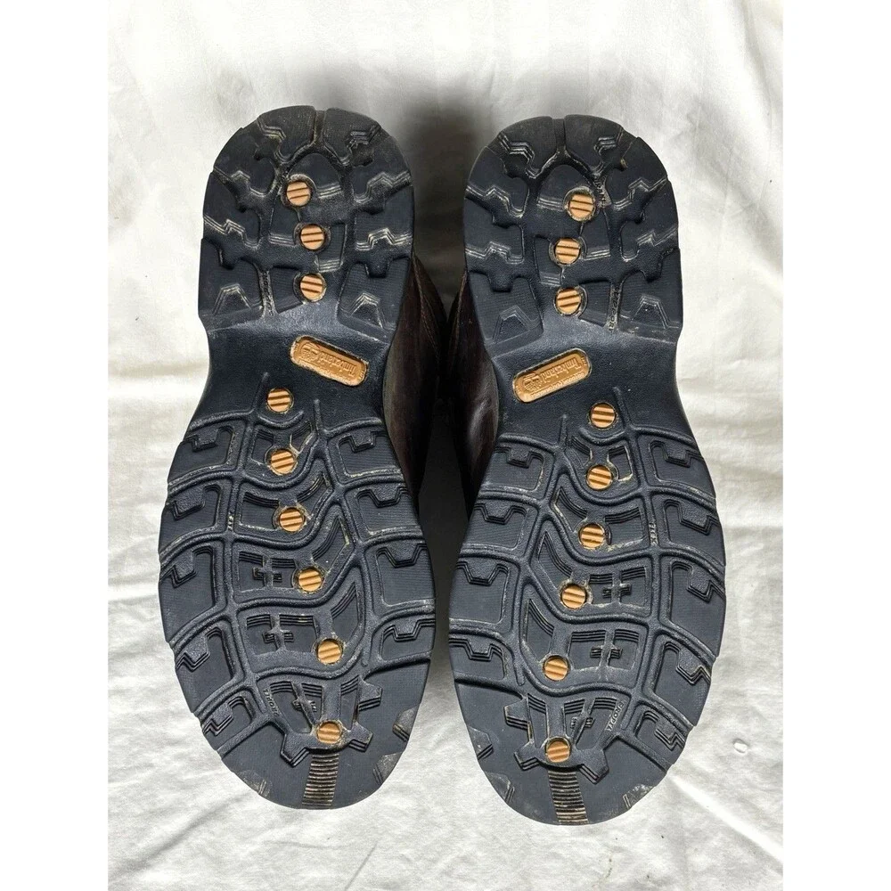 Timberland Men's Size 12W White Ledge Mid Waterproof Hiking Boot Brown Lace Up